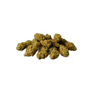 CBD Banana Small Flowers — hemp flower buds, catalog product photo on white background