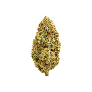 CBD Golden Nuggets Flower — hemp flower bud, catalog product photo on white background
